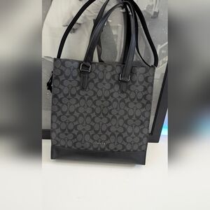 Coach Black and Grey Graham Tote Bag